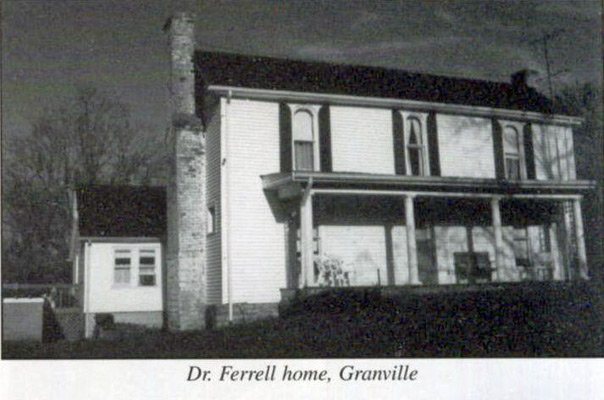 Dr. Ferrell home in Granville