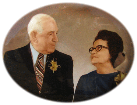 Clive Wesley Waller & his wife Mary Ruth Helms Photo