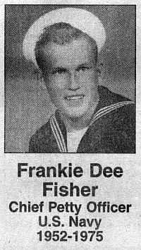 Frankie Dee Fisher Navy Photo