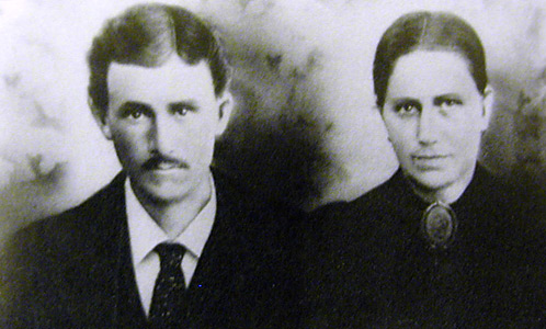 Hickmon Pulaski Gentry and his wife Harriett (Loftis) Gentry