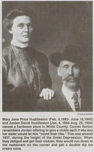Jordan David Huddleston and his wife Mary Jane (Price) Huddleston