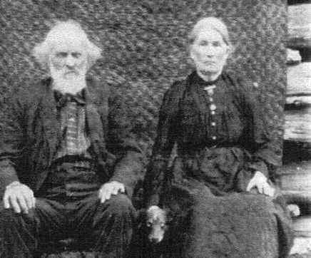 John Madison Flatt and his wife Elizabeth Fox