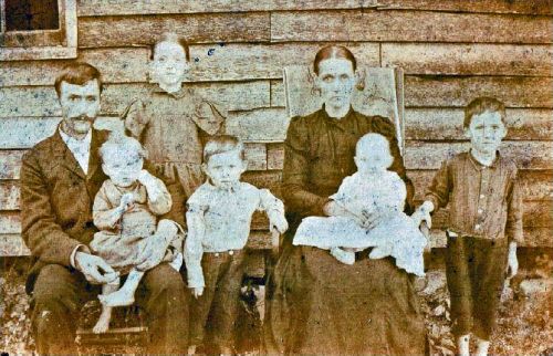 James Thomas Denney Family 1896 Photo