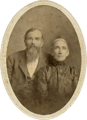 William James Jared and wife Elizabeth Frances Huddleston Photo